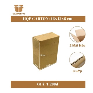 [Giá gốc tận xưởng] 16x12x6 Hộp Carton Đóng Hàng
