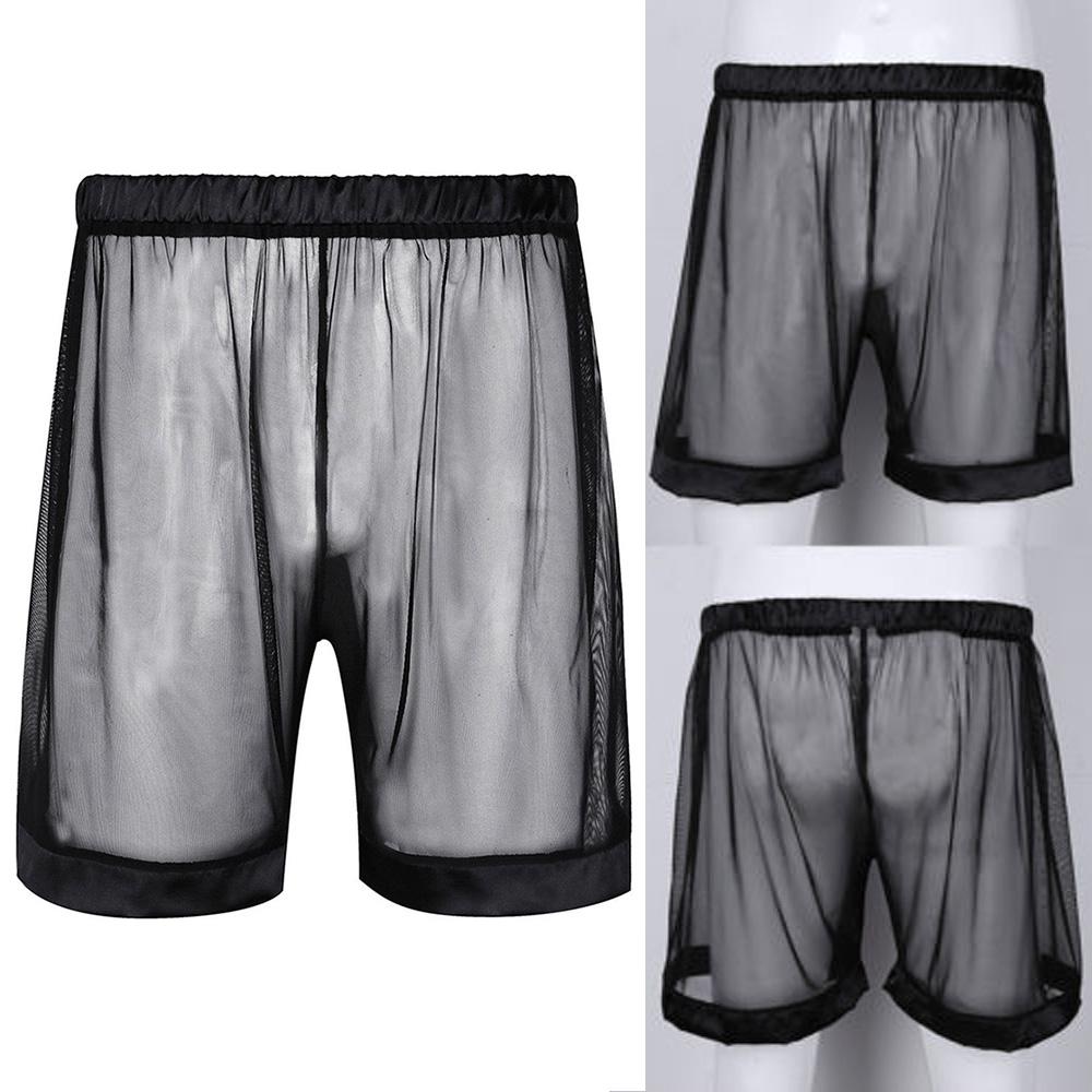 Quần lót boxer lưới xuyên thấu dành cho nam