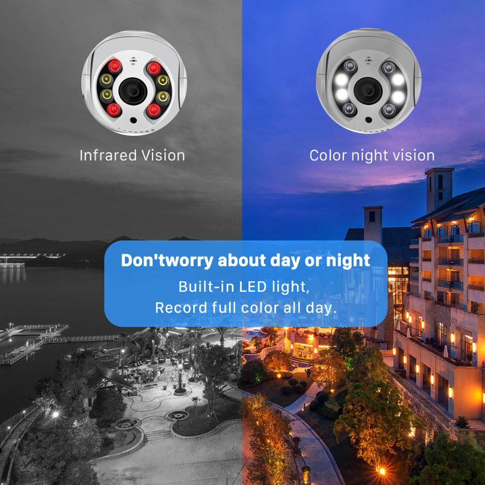 Camera PTZ WiFi Mini 3MP IP Âm Thanh Ngoài Trời Mây Onvif AI Theo Dõi Tự Động, Âm Thanh Đàm Thoại Lớn | BigBuy360 - bigbuy360.vn