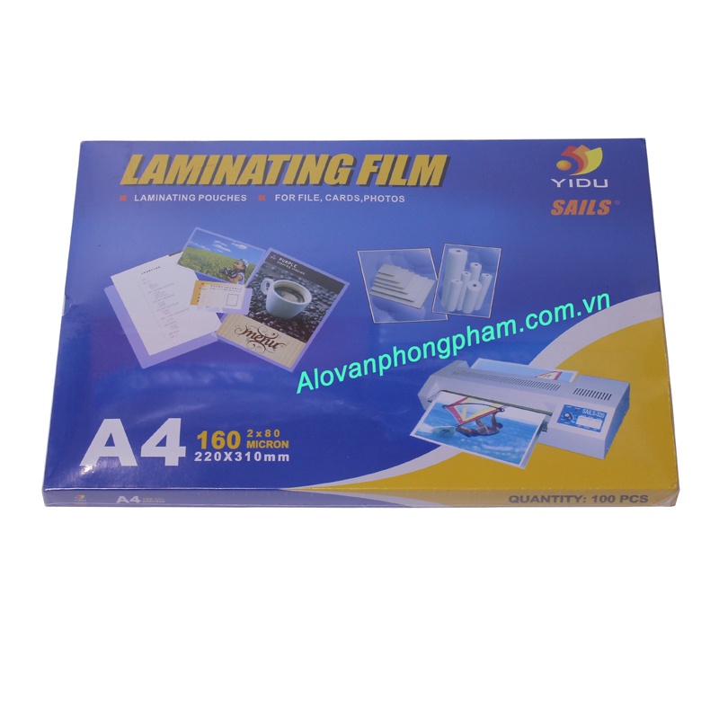 Giấy ép plastic nhựa dẻo A4 80Mic - 100Mic - 125Mic Yidu SUKADO