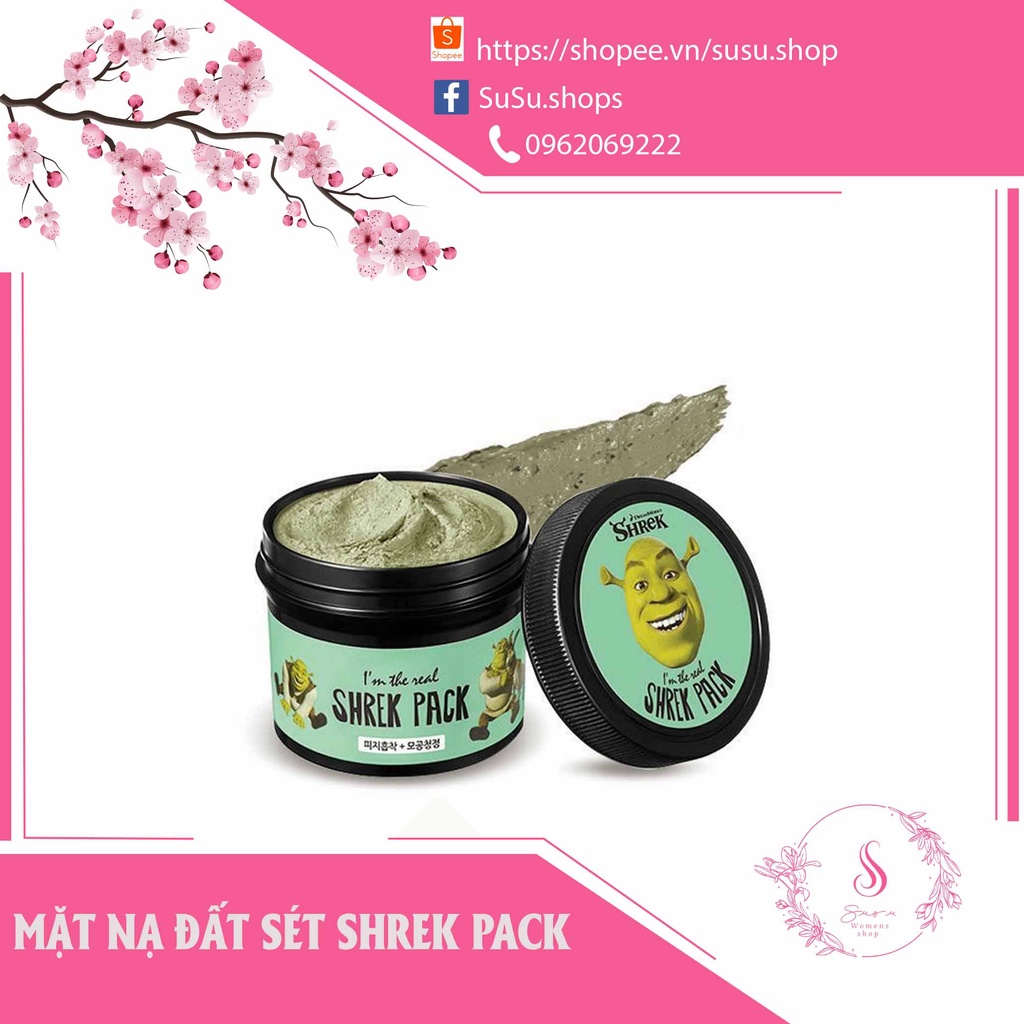Mặt nạ đất sét Shrek Pack 110G