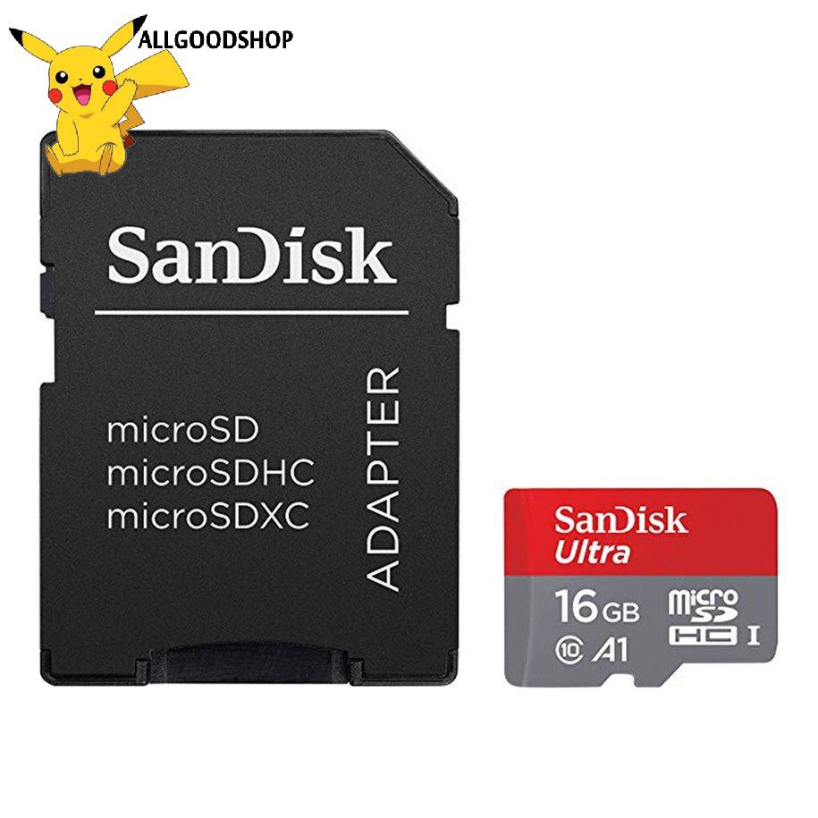 Thẻ Nhớ Sandisk 100mb / S Ultra A1 Class 10 Micro Sd 32g / 64gb / 128gb / 256gb / 512gb Micro Sd