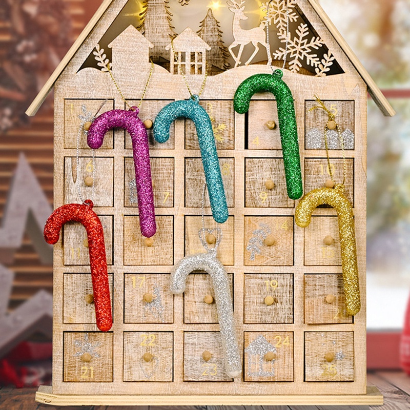 Set 6 Kẹo Que Trang Trí Giáng Sinh / Năm Mới