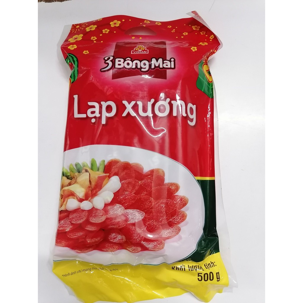 [Gói 500g – 3 BÔNG MAI] LẠP XƯỞNG [VN] VISSAN Sausage