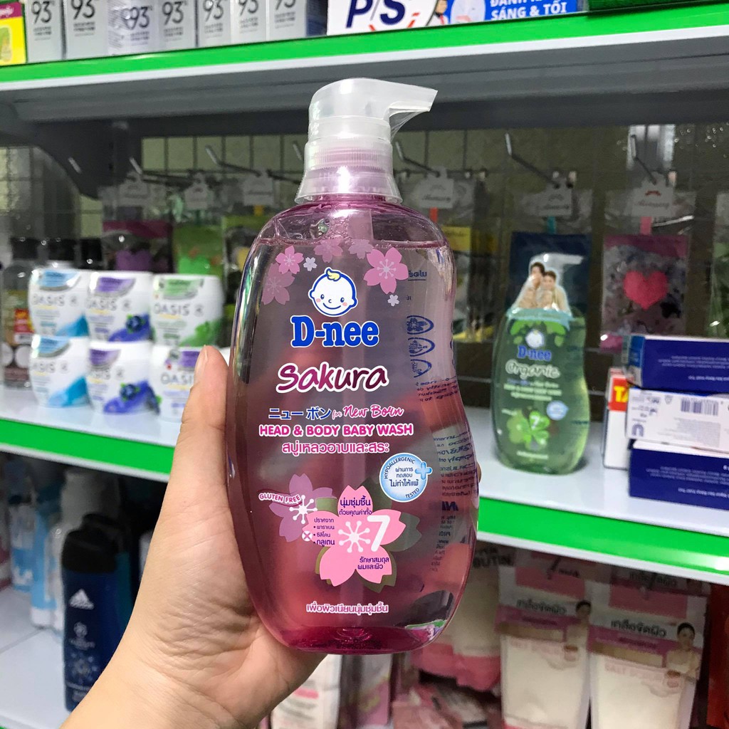 Sữa tắm gội toàn thân cho bé Dnee Pure 380ml