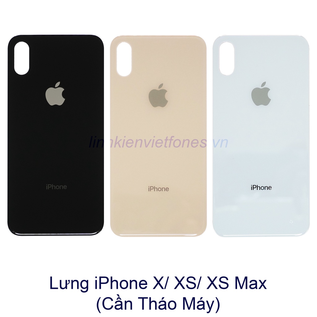 Nắp lưng iP X/ XS/ XSM | BigBuy360 - bigbuy360.vn