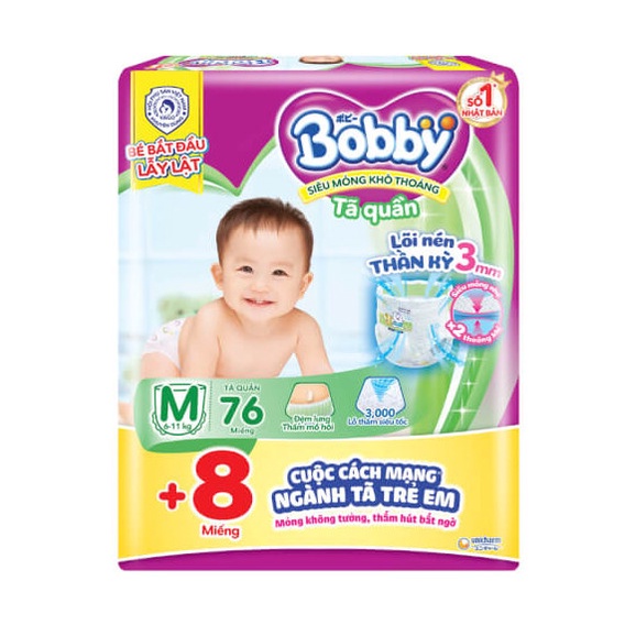 TÃ QUẦN BOBBY ĐỦ SIZE MẪU MỚI XL62/XXL56/L68/M76