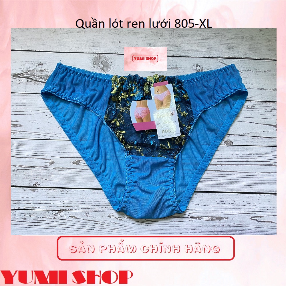 Combo 12 Quần lót nữ Beautiful 805 quần lót ren lưới size XL MÀU NGẪU NHIÊN.