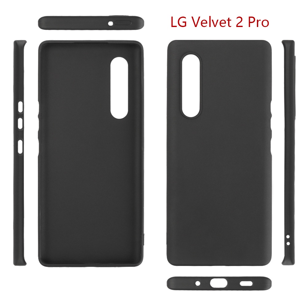 [Ảnh Thật] Ốp lưng LG Velvet 2 PRO Dẻo Đen Nhám