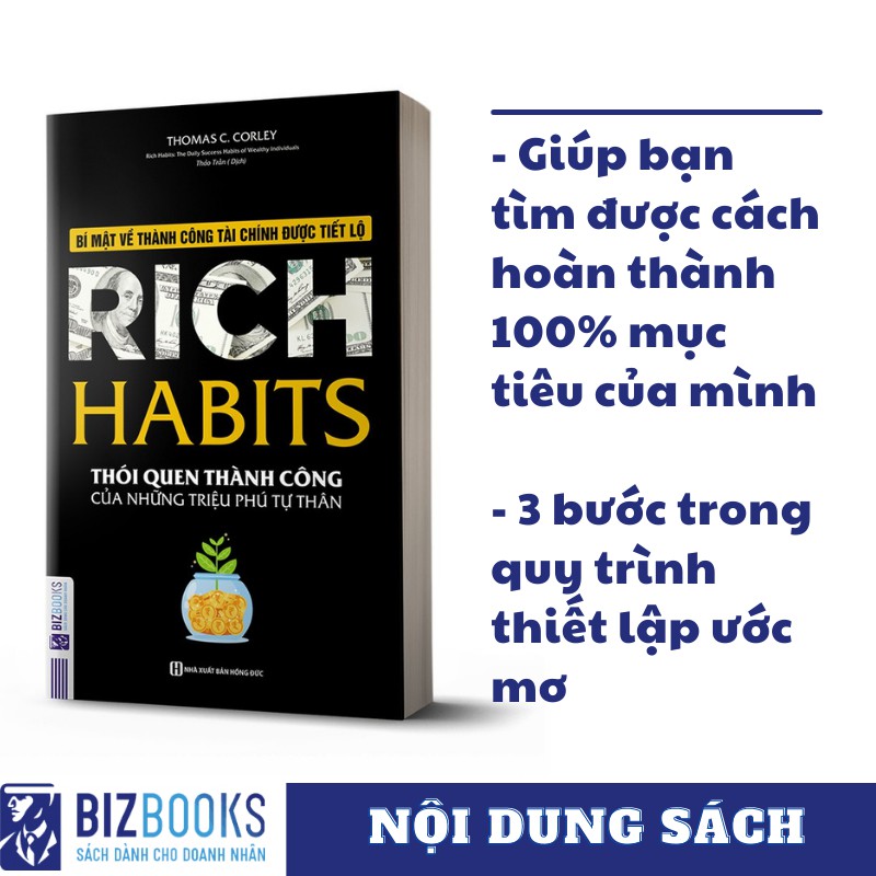 Sách - BIZBOOKS - Rich Habits - Thói Quen Thành Công Của Những Triệu Phú Tự Thân	- 1 BEST SELLER