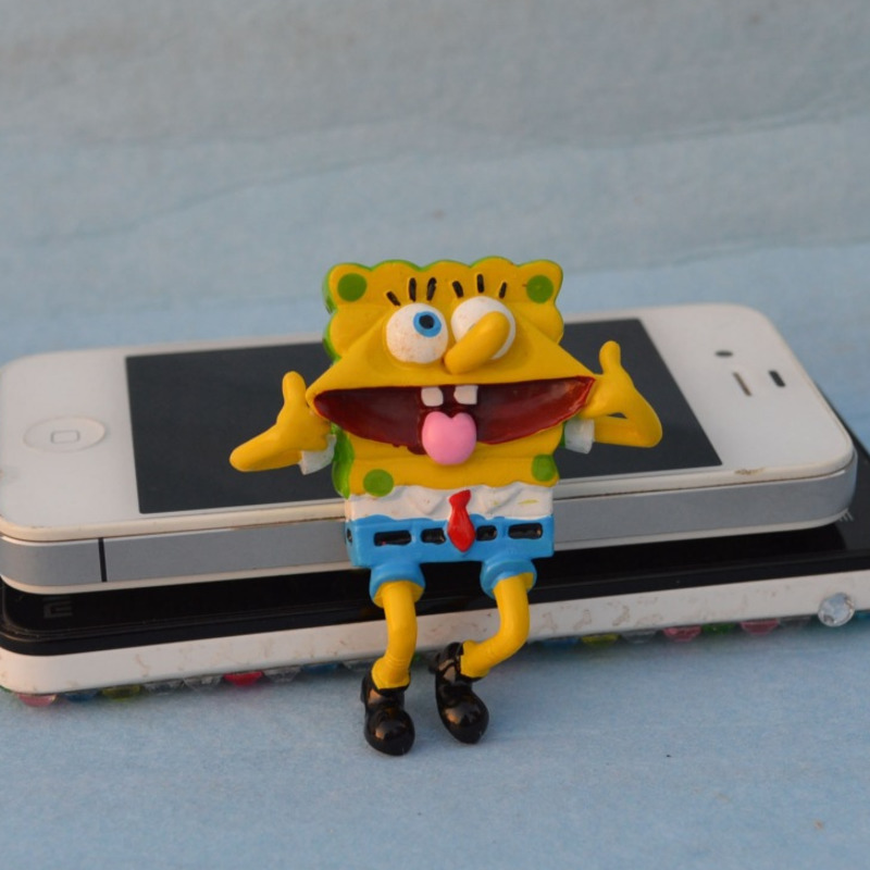 Set 6 Mô Hình Nhân Vật Phim Hoạt Hình Spongebob Bằng Pvc