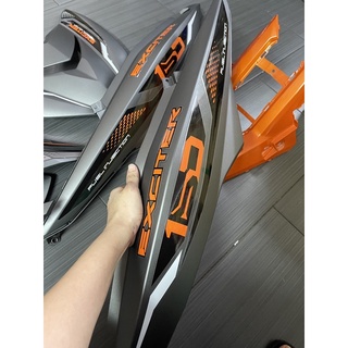 Dàn áo Exciter150 xám nhám cam