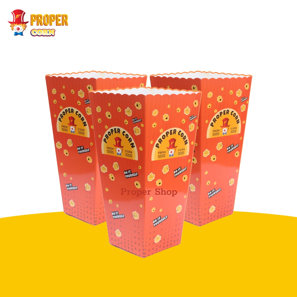 Cốc giấy đựng bắp rang bơ Proper