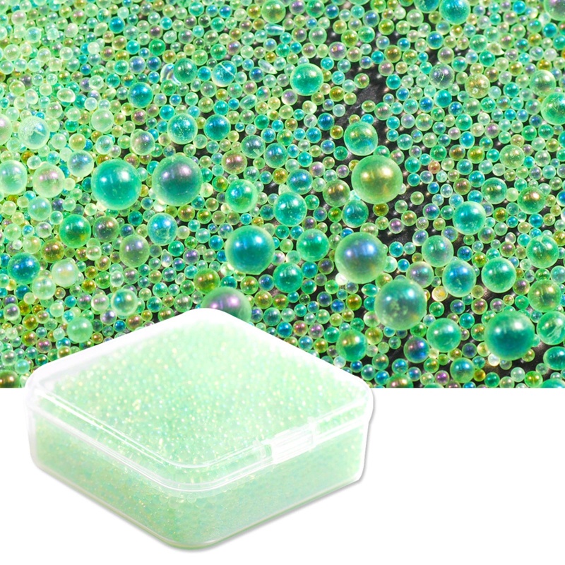 Hạt cườm hình giọt nước bằng nhựa resin UV thần kỳ 1mm đến 3mm