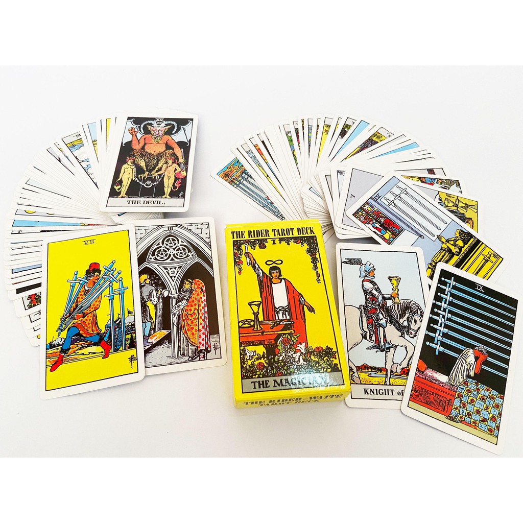 [COMBO 2 IN 1] Bộ  bài Tarot 78 lá phổ biến + Bài Tỷ Phú boardgame học làm giàu