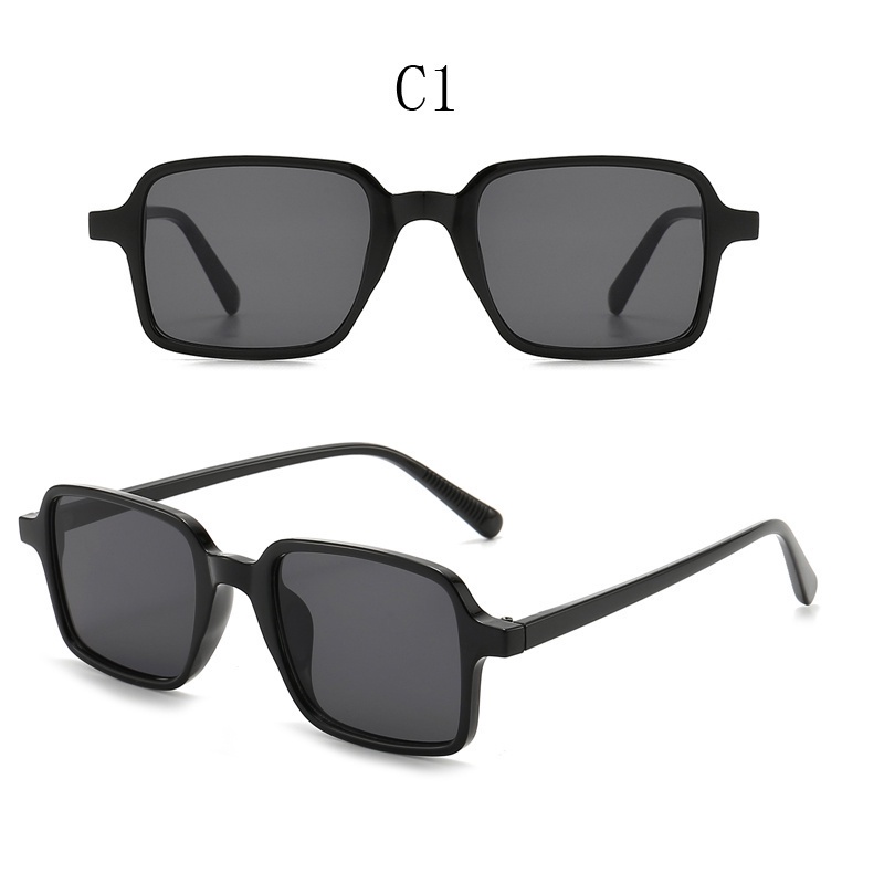 Mới Kính Mát Gọng Vuông Phong Cách retro Đơn Giản Cho Nam Và Nữ