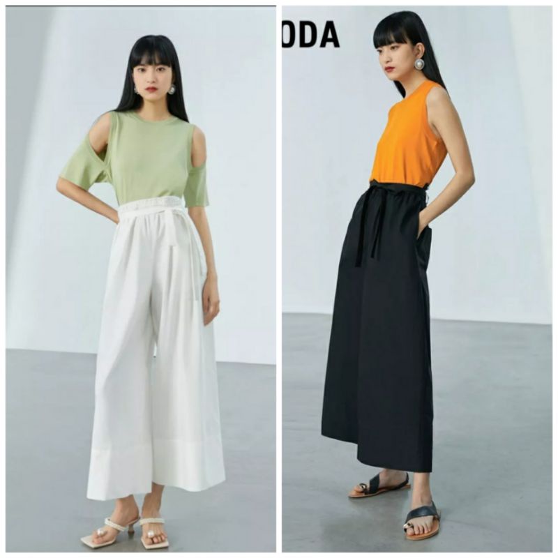 Vero Moda Quần rộng thắt nơ eo Veromoda