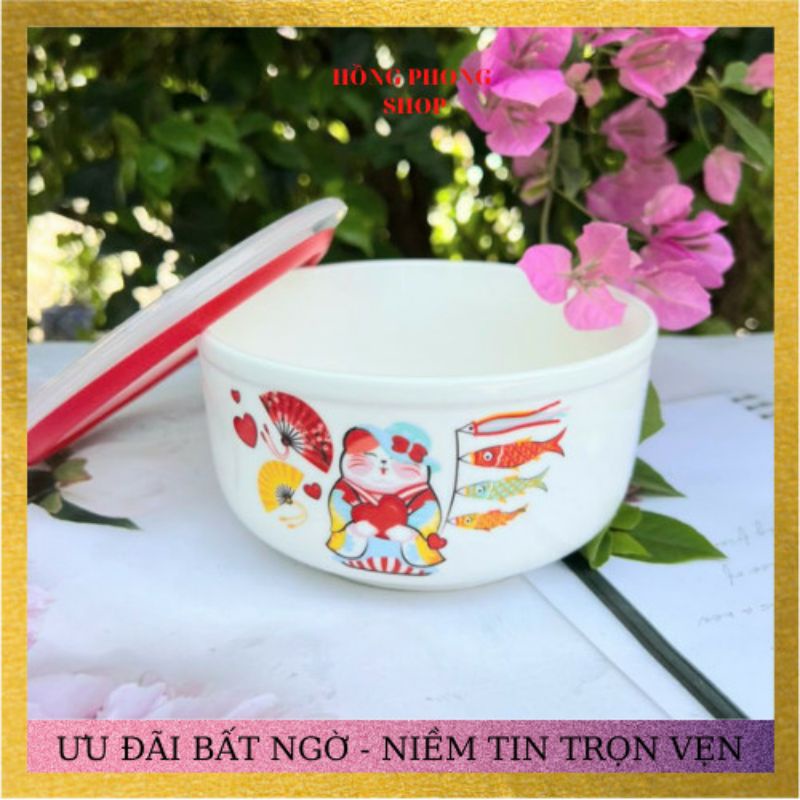 Thố Sứ có nắp hút chân không