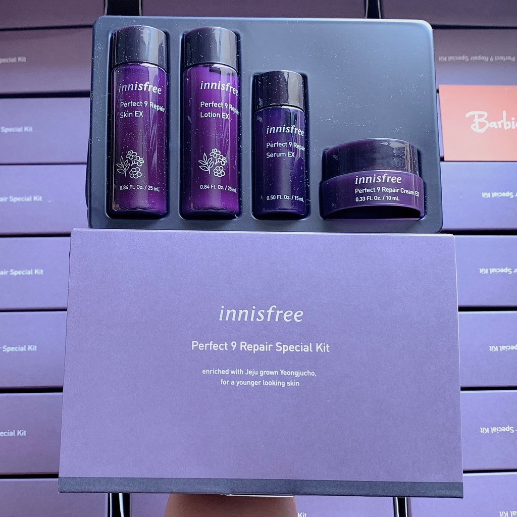 Bộ kit mini chống lão hóa Innisfree Perfect 9 Repair Special Kit