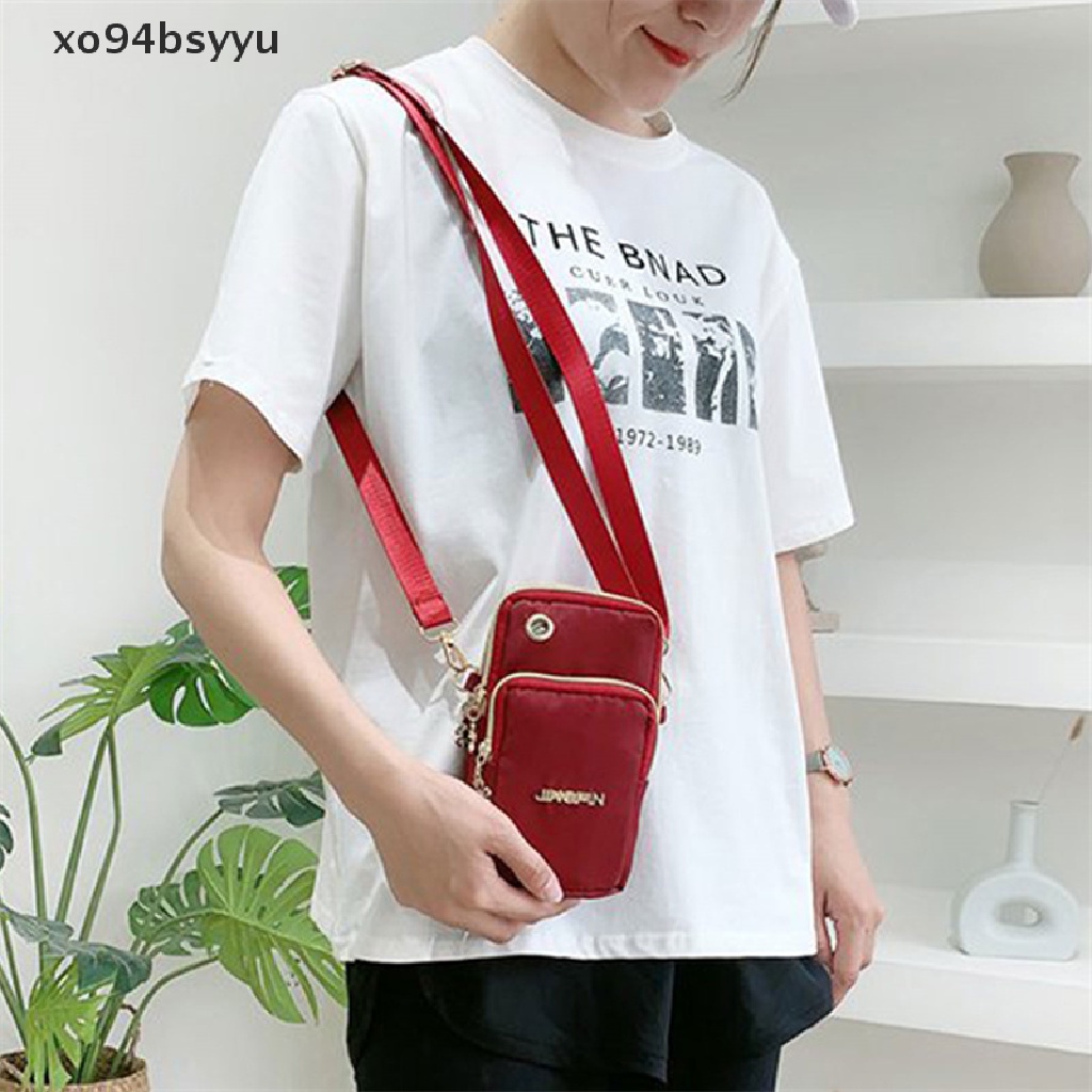Túi Đeo Chéo Đựng Điện Thoại xo94bsyyu Chất Liệu Nylon Chống Thấm Nước Kèm Ví Nhỏ Thời Trang Cho Nữ