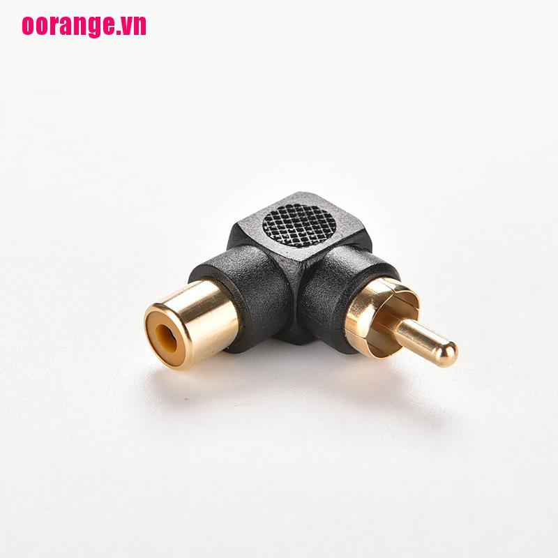 1 Đầu Chuyển Đổi Rca Tiện Lợi 90-Angle