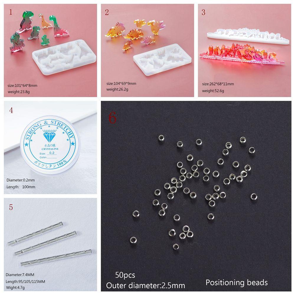 Khuôn Làm Trang Sức Hình Chuông Gió / Khủng Long Bằng Nhựa Resin