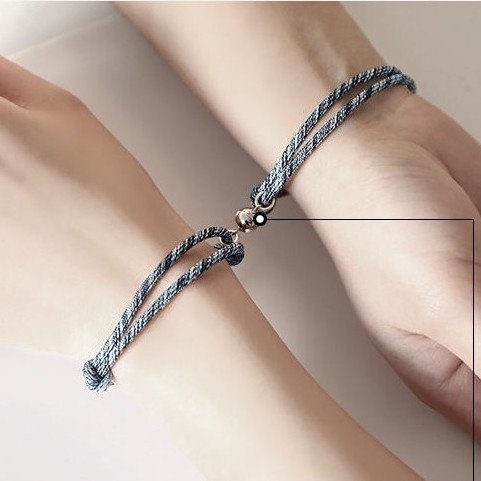 Vòng Đeo Tay Cặp Đôi Hàn Quốc Đính Nam Châm | BigBuy360 - bigbuy360.vn