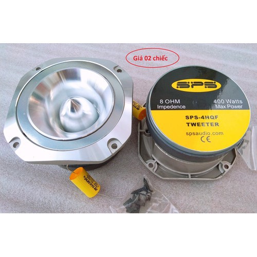 LOA TREBLE LỚN 400W SPS AUDIO NHẬP KHẨU - VÀNH NHÔM - 2LOA SPS4HQS