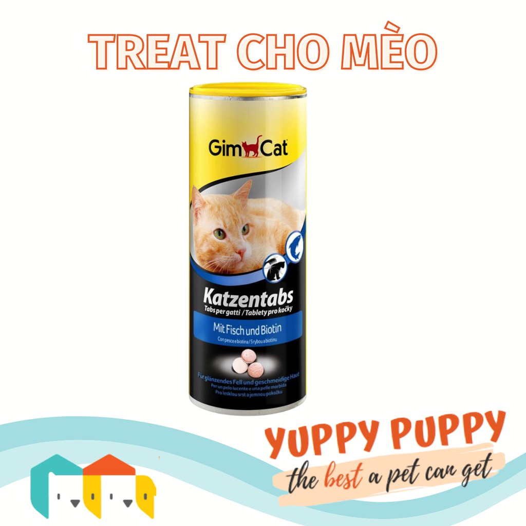 [𝐆𝐢𝐚́ 𝐡𝐮𝐲̉ 𝐝𝐢𝐞̣̂𝐭] Gimcat Viên dinh dưỡng từ cá bổ sung biotin 350 viên cho mèo