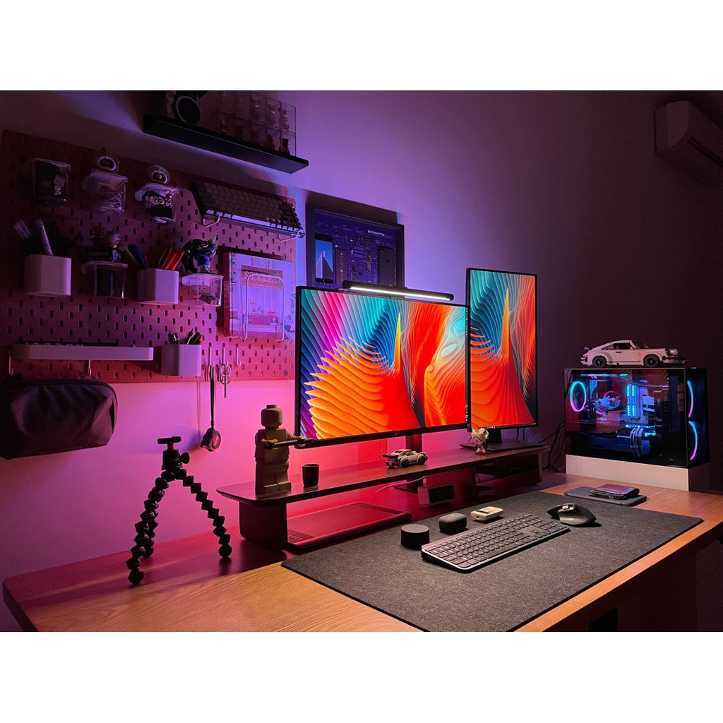 Đèn Ambilight sáng theo màu màn hình cho 2 màn hình liền kề nhau | BigBuy360 - bigbuy360.vn