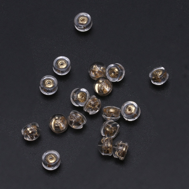 Bông Tai Mạ Vàng Trắng 18K Thay Thế Không Gây Dị Ứng Chất Lượng Cao KING Real 925