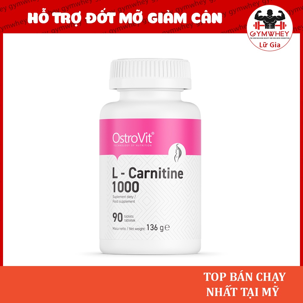 Ostrovit L Carnitine 1000 Đốt Mỡ Giúp Thúc Đẩy Chuyển Hóa Mỡ Thành Nguốn Năng Lượng