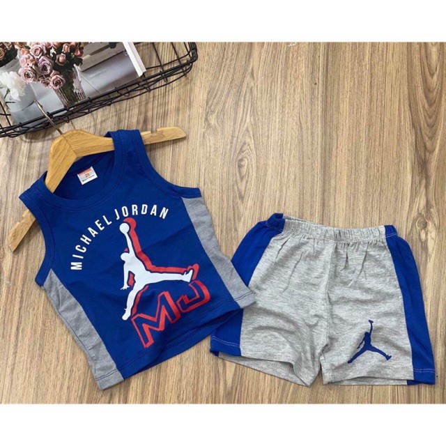 BỘ NGẮN THUN COTTON BÉ TRAI [9-21 ký]