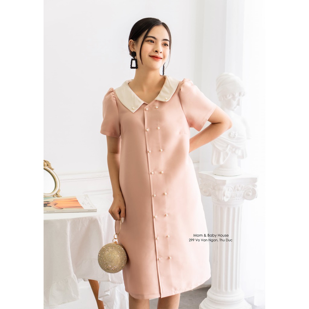 Đầm bầu đính hạt Pearl Dress mặc cả bầu và sau sinh