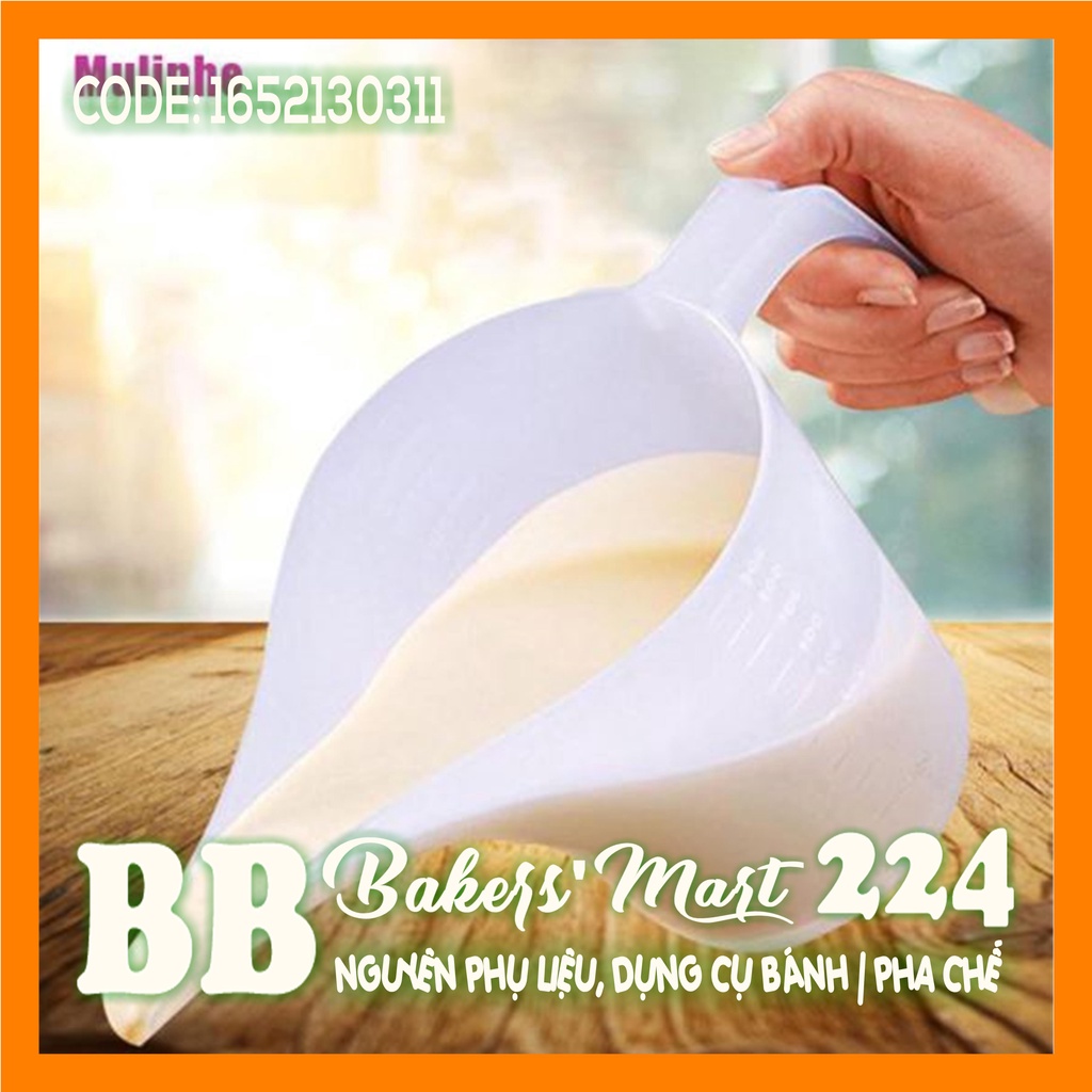 Ca đong nhựa MIỆNG DÀI - 1000ml