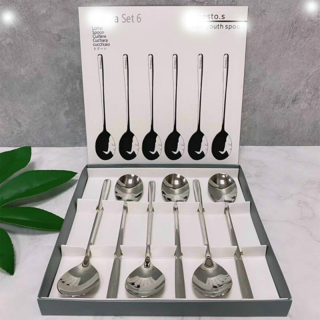 Set 6 THÌA INOX 304 NOUVA CAO CẤP BỀN ĐẸP TIỆN LỢI | Shopee Việt Nam