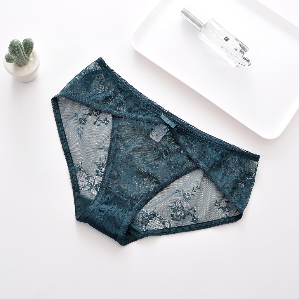 [Mã 12FASHIONSALE1 giảm 10K đơn 50K] Quần Lót Ren Lưới Cao Cấp Phong Cách Châu Âu P084