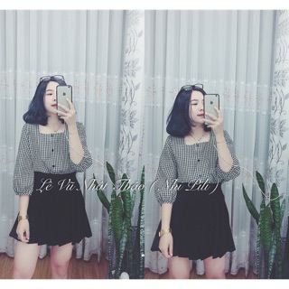 Sơ mi cổ vuông thiết kế