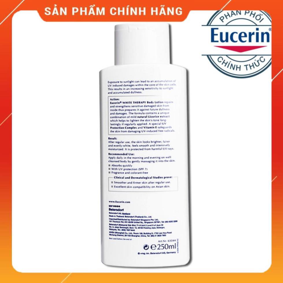 [Hàng Xịn] Lotion Dưỡng Thể Sáng Mịn Da - EUCERIN WHITE THERAPY BODY LOTION SPF7