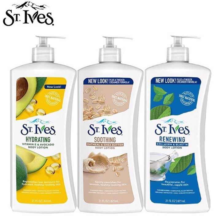 Sữa Dưỡng Thể Toàn Thân Trẻ Hóa Da St.Ives Collagen 621ml