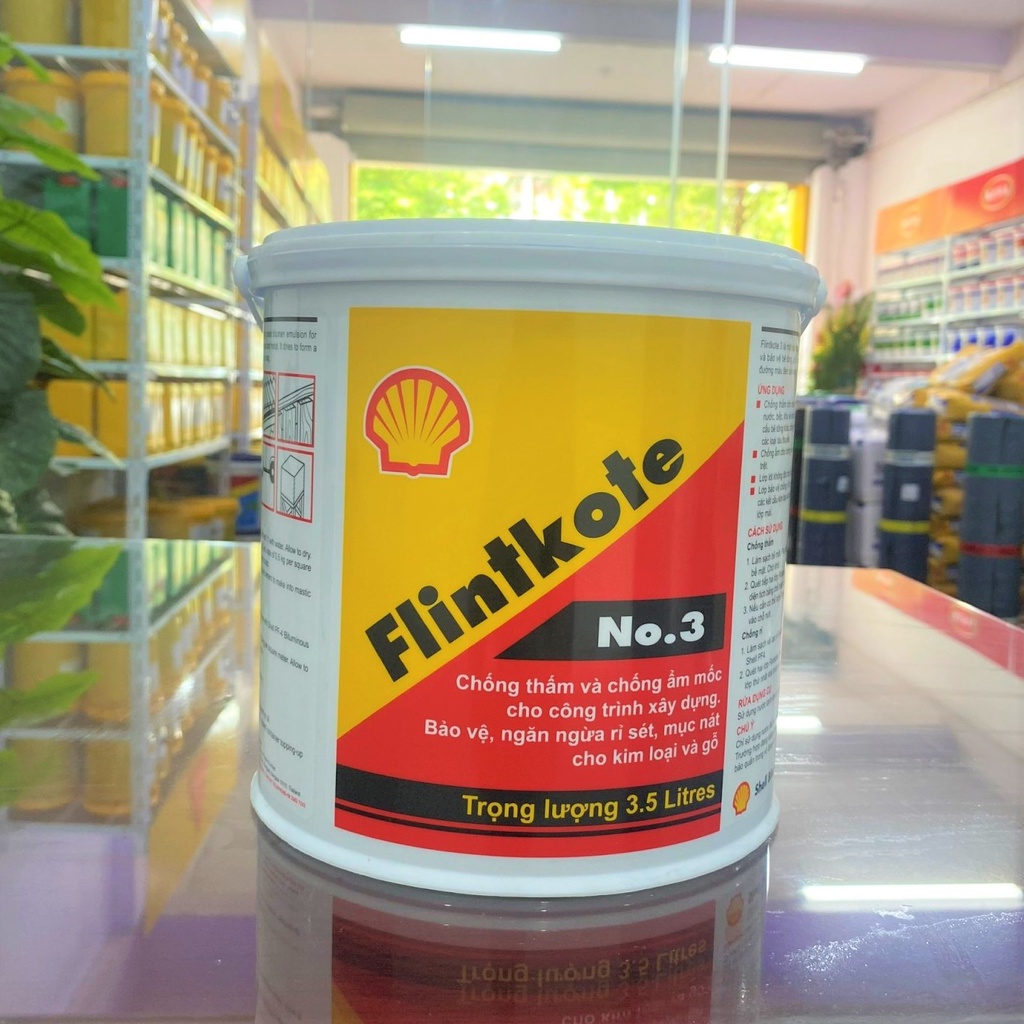 Chất chống thấm gốc nhựa đường Flintkote No.3 - 3.5Lit