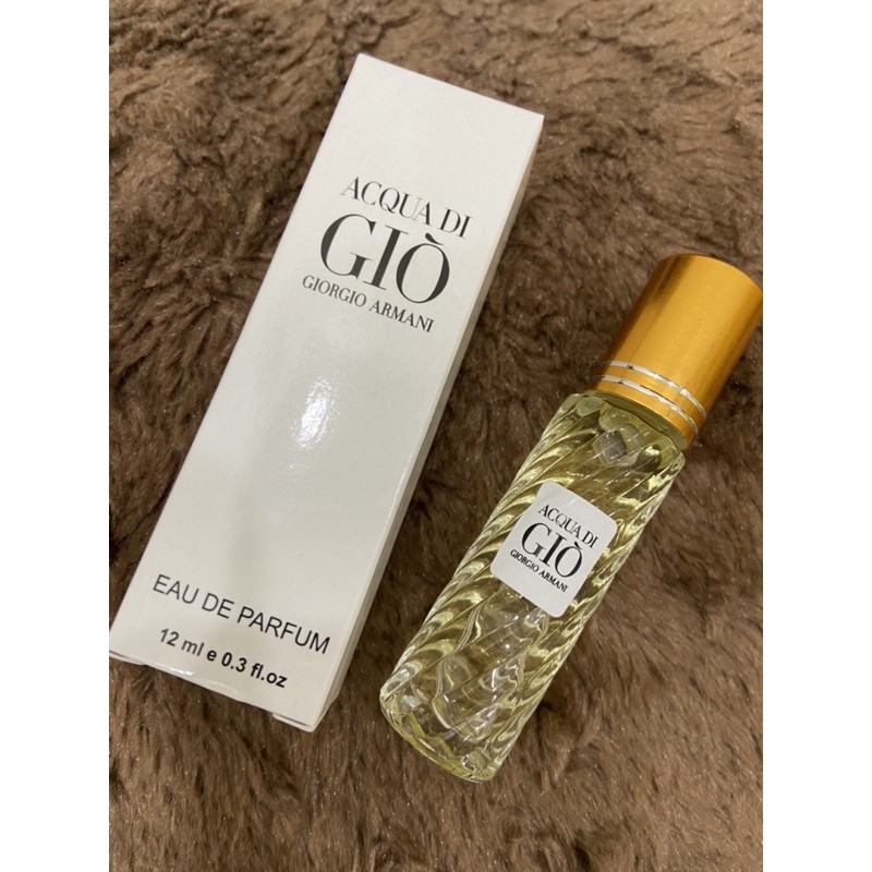 Nước hoa nam ACQUA DI Giò 12ml (EDP) dạng chai lăn - Nước hoa Pháp chính hãng