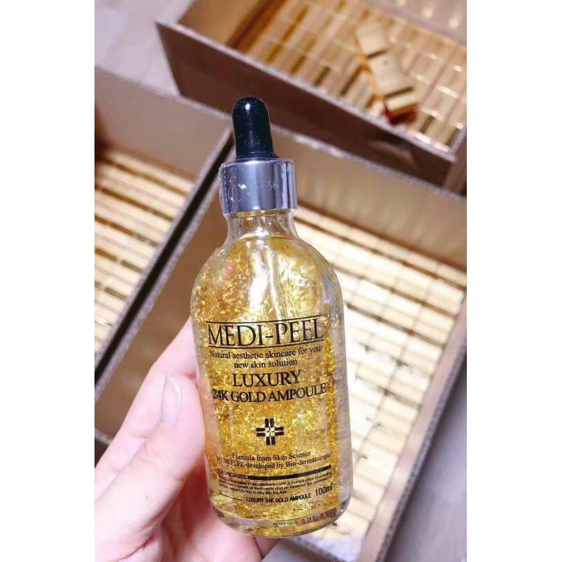 TINH CHẤT VÀNG MEDI PEEL LUXURY 24K GOLD AMPOULE 100ml