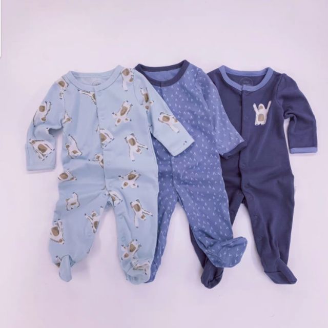 Set 3 Sleepsuit Cho Bé