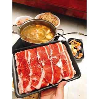 Khay ba chỉ bò mỹ 500g