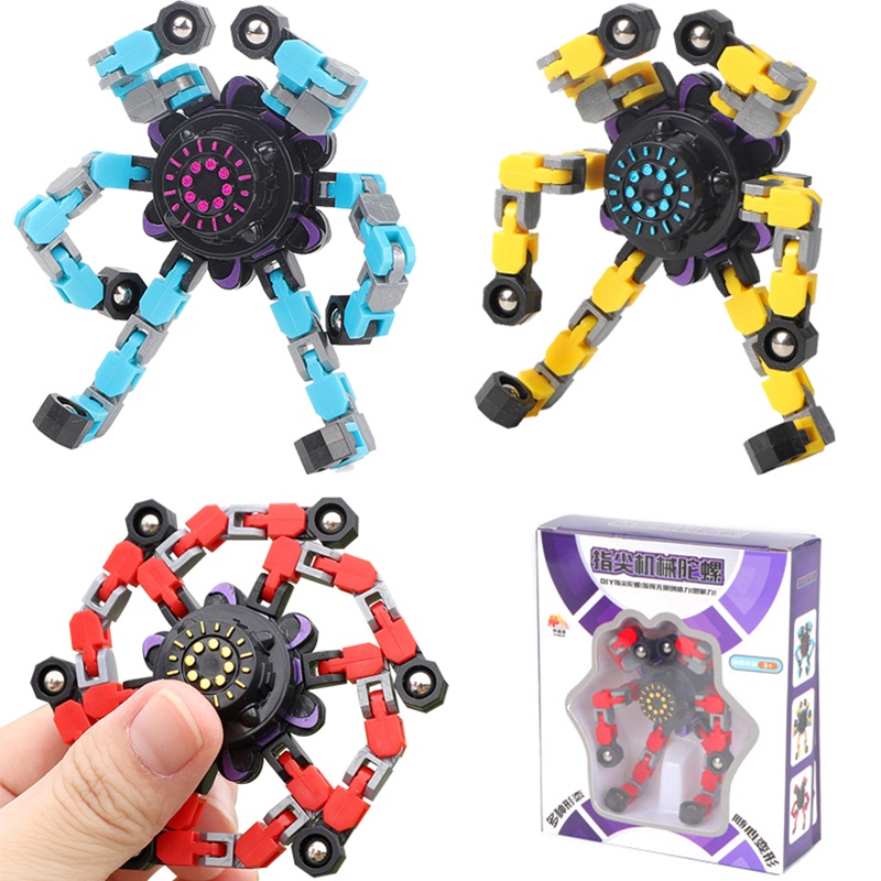 Con quay đồ chơi Fidget Spinner giúp giảm căng thẳng thú vị dành cho trẻ em