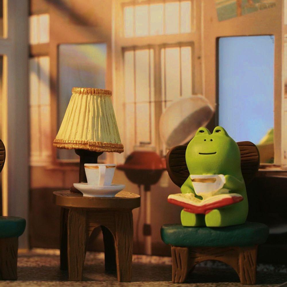 YIYU Mô Hình Búp Bê Hoạt Hình Dùng Trang Trí Bánh Kem Dễ Thương