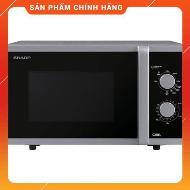 [Hỏa tốc 1 giờ] [FreeShip] Lò vi sóng cơ có nướng 23L Sharp R-G322VN-S, hàng chính hãng - BH 1 năm Huy Anh