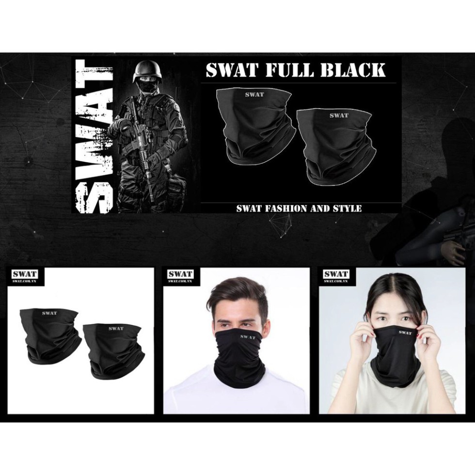 Khăn đa năng full Swat cao cấp - vải xịn khăn ống ninja