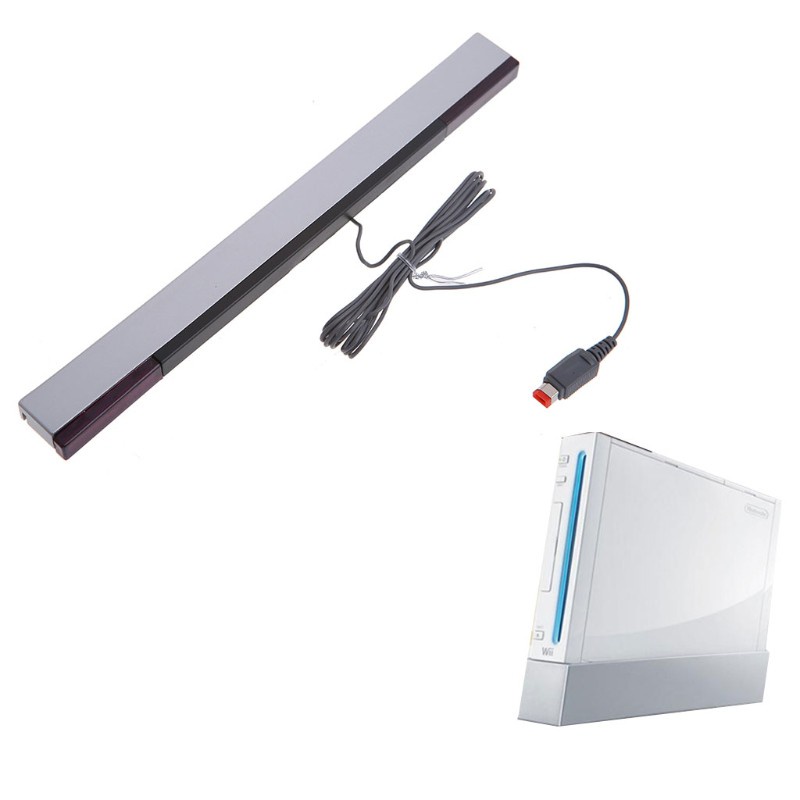 BTM  New Practical Wired Sensor Receiving Bar For Nintendo Wii / Wii U